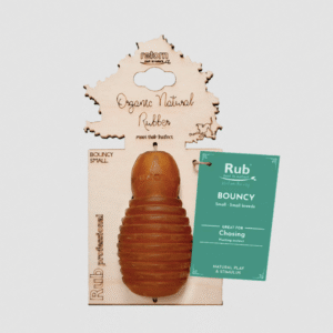 Rub Juguete Bouncy de resina natural para perros