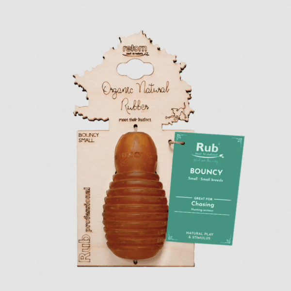 Rub Juguete Bouncy de resina natural para perros