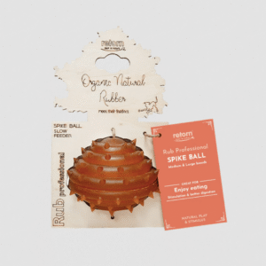 Rub Juguete Spike Ball de resina para perros