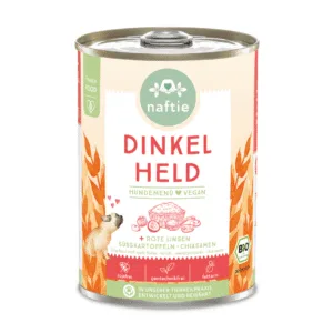 Comida húmeda complementaria para perros de espelta - Naftie