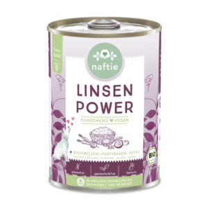 Comida húmeda complementaria para perros de Lentejas - Naftie