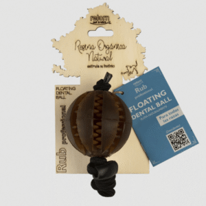 Rub Juguete Pelota dental con cuerda para perros
