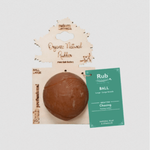 Rub Juguete Ball Pelota de resina natural para perros