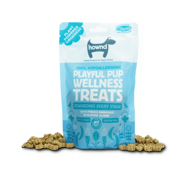 Hownd Playful Pup Snacks semihúmedos veganos para cachorros - Imagen 3