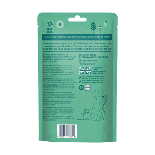 Hownd Yup You Stink! Snacks veganos dentales para perros - Imagen 2