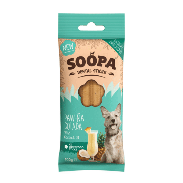 Soopa Dental Sticks Piña Colada