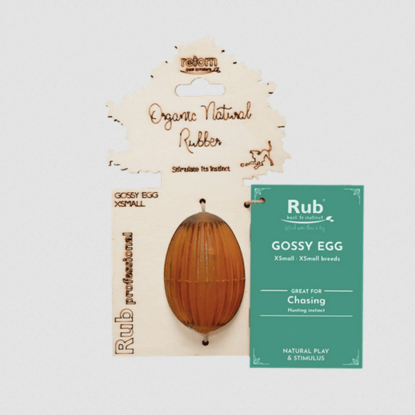 Rub Juguete Gossy Egg de resina natural para perros pequeños - Imagen 3