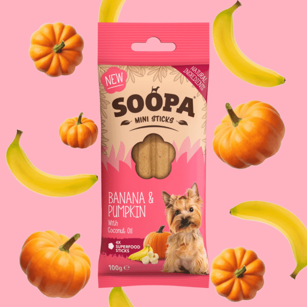 Soopa Dental Mini Sticks Plátano y Calabaza - Imagen 3