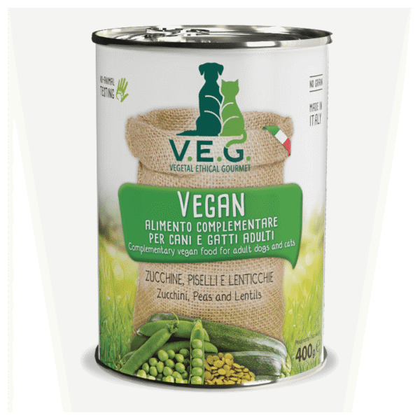 V.E.G. Comida húmeda Calabacín y Guisante - Perros y Gatos