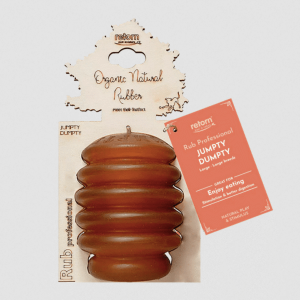 Rub Juguete Jumpty Dumpty de resina natural para perros - Imagen 2