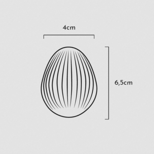 Rub Juguete Gossy Egg de resina natural para perros pequeños - Imagen 5