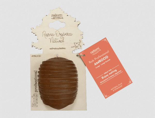 Rub Juguete Amrood de resina natural para perros
