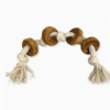 Olivi Anillos de Madera de Olivo. Juguete para perros