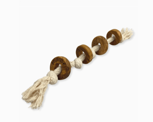 Olivi Anillos de Madera de Olivo. Juguete para perros - Imatge 5