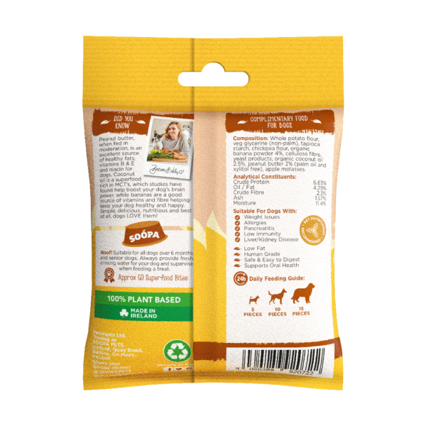 Soopa Healthy Bites Plátano y Mantequilla de cacahuete - Imatge 2