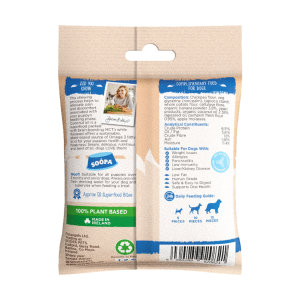 Soopa Healthy Bites Puppy Plátano y Calabaza - Imagen 2