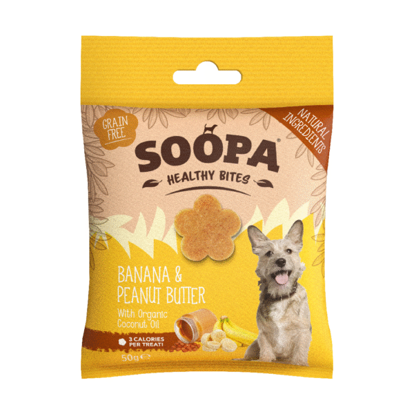 Soopa Healthy Bites Plátano y Mantequilla de cacahuete