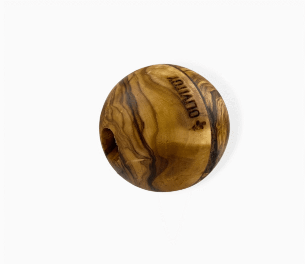 Olivi Pelota de madera para snacks Juguete de madera de olivo para perros - Imatge 5