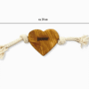 Olivi Corazón de Madera de Olivo. Juguete con cuerda Perros - Imatge 5