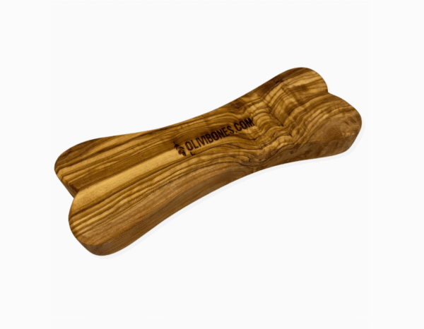 Olivi Hueso de Madera Juguete de madera de olivo para perros - Imagen 2
