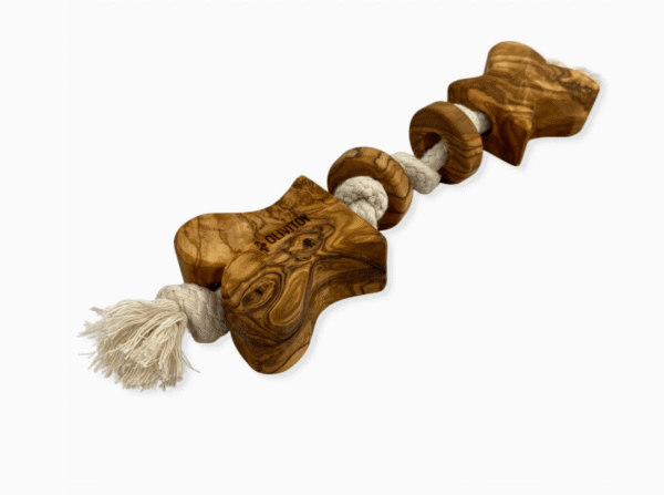 Olivi Hueso de Madera de Olivo. Juguete para perros - Imatge 2
