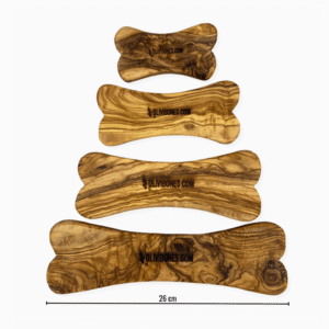 Olivi Hueso de Madera Juguete de madera de olivo para perros