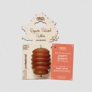 Rub Juguete Jumpty Dumpty de resina natural para perros