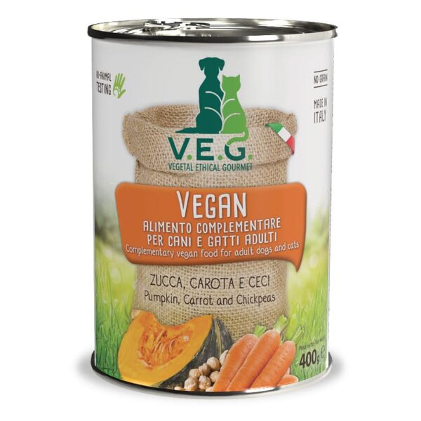 V.E.G. 6x Comida húmeda Calabaza - Perro y gato - Imatge 2