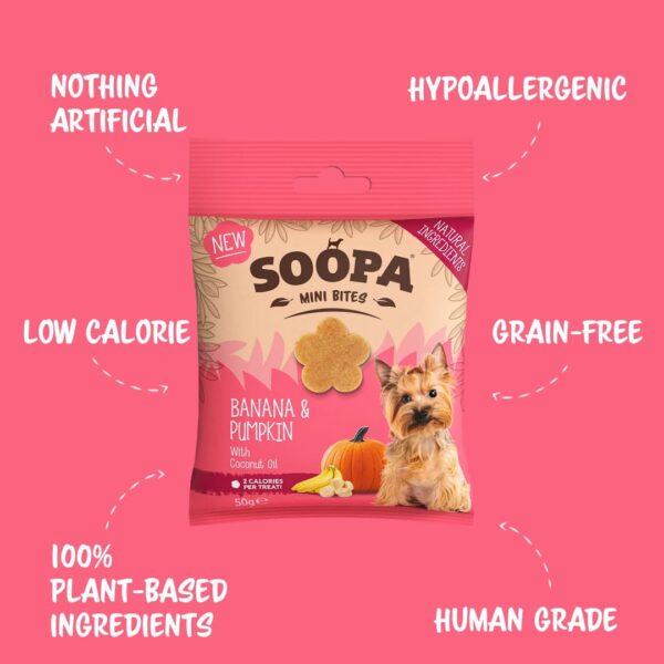 Soopa Healthy Mini Bites Plátano y Calabaza - Imagen 4