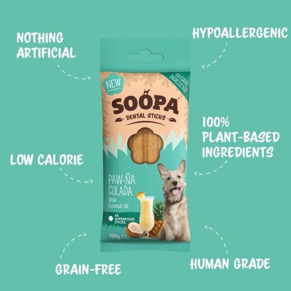 Soopa Dental Sticks Piña Colada - Imatge 4