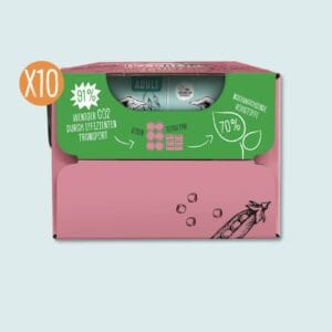 VEGDOG 10x Adult Tetrapak Guisantes y Avena para perros 390g