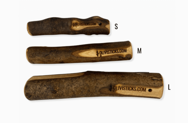 Stick de madera Juguete de madera de olivo para perros
