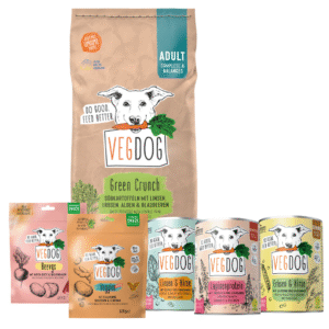 VEGDOG Starter Pack Pienso, latas y snacks para perro adulto