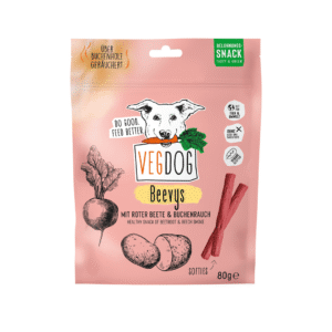 VEGDOG Beevys Snack con patata y remolacha