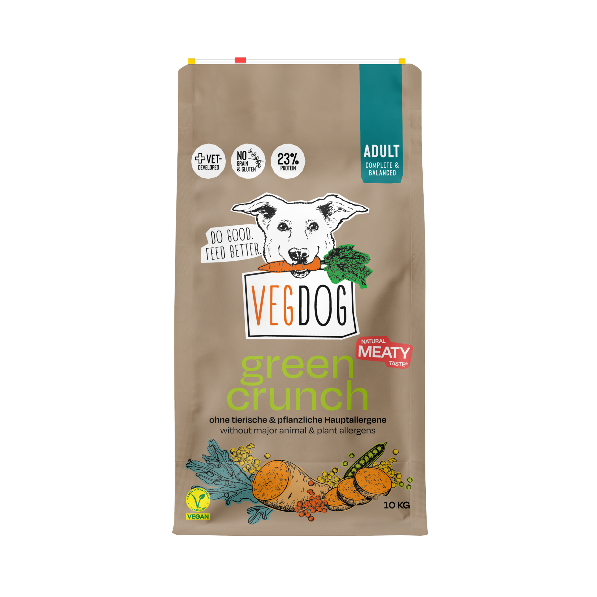VEGDOG Green Crunch Pienso vegano para perros