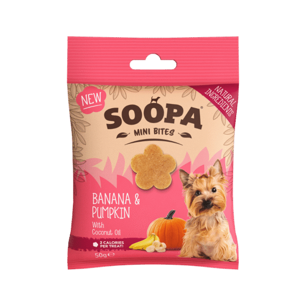 Soopa Healthy Mini Bites Plátano y Calabaza