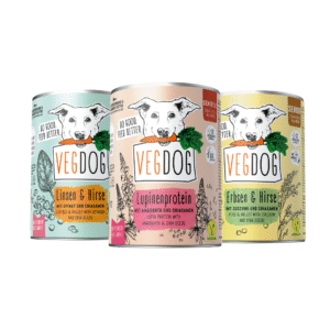 VEGDOG Wetfood Pack 6x Comida húmeda completa para perros