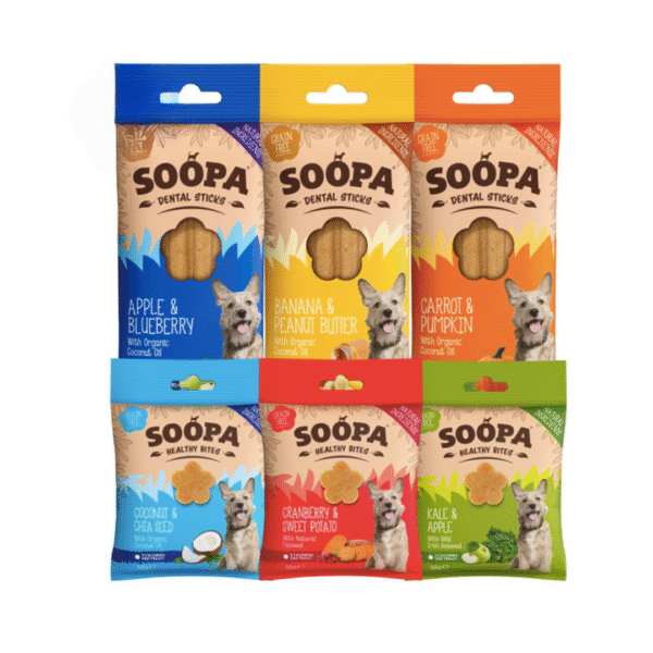 SOOPA Pack Classic Flavours Mix de snacks veganos para perro