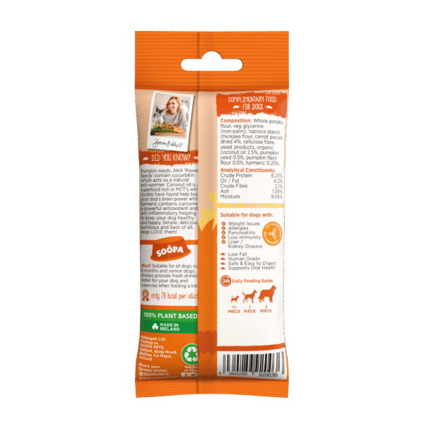 Soopa Dental Sticks Zanahoria y Calabaza - Imagen 2
