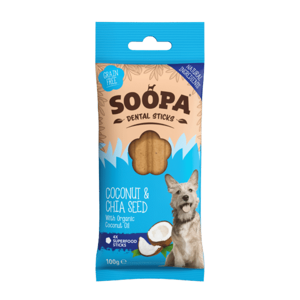 Soopa Dental Sticks Coco y Chia