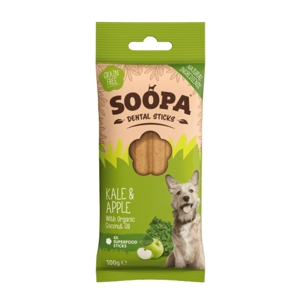 Soopa Dental Sticks Kale y Manzana