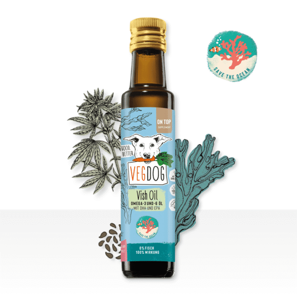 VEGDOG Vish Oil Suplemento nutricional a base de aceites - Imagen 2
