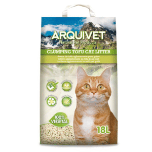 Arena aglomerante de tofu Arquivet – Natural y sin polvo