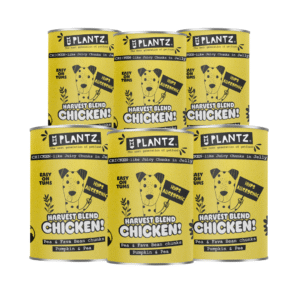PLANTZ x6 "No-Pollo" en gelatina para perros receta hipoalergénica 400g