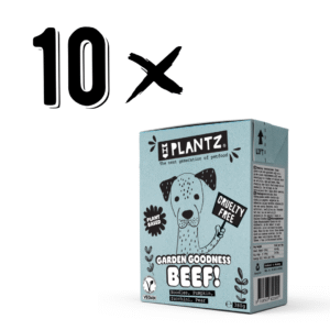 PLANTZ x10 "No-Ternera" en salsa para perros 380g