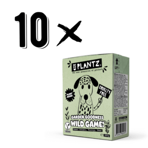 PLANTZ x10 "No-Caza" en salsa para perros 380g