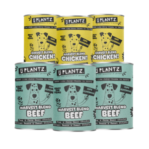 PLANTZ x6 "No-Pollo/Ternera" para perros receta hipoalergénica 400g