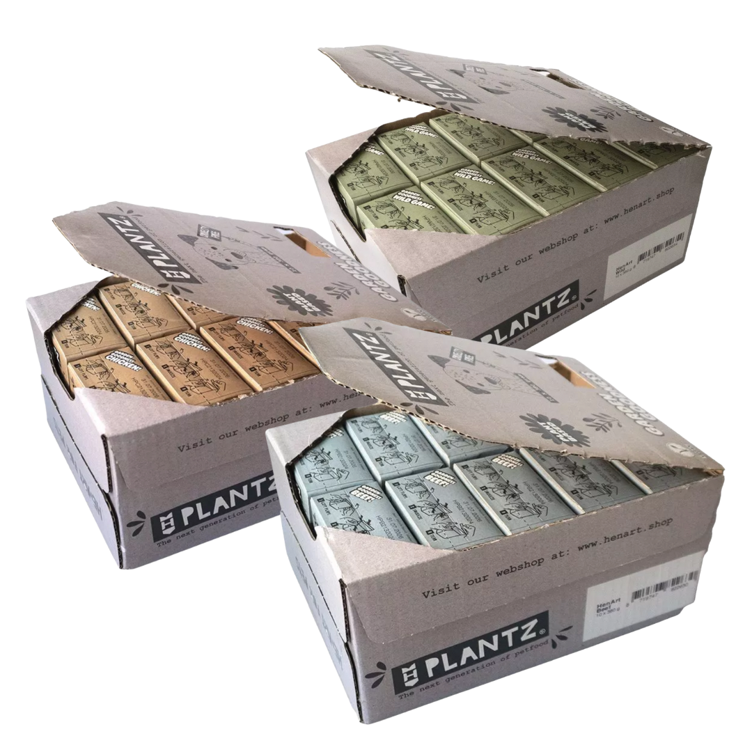 PLANTZ x9 Tetrapaks "No-Pollo/Ternera/Caza" en salsa para perros 380g - Imagen 6