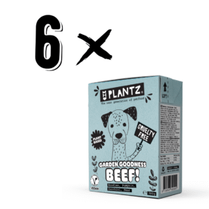 PLANTZ x6 "No-Ternera" en salsa para perros 380g