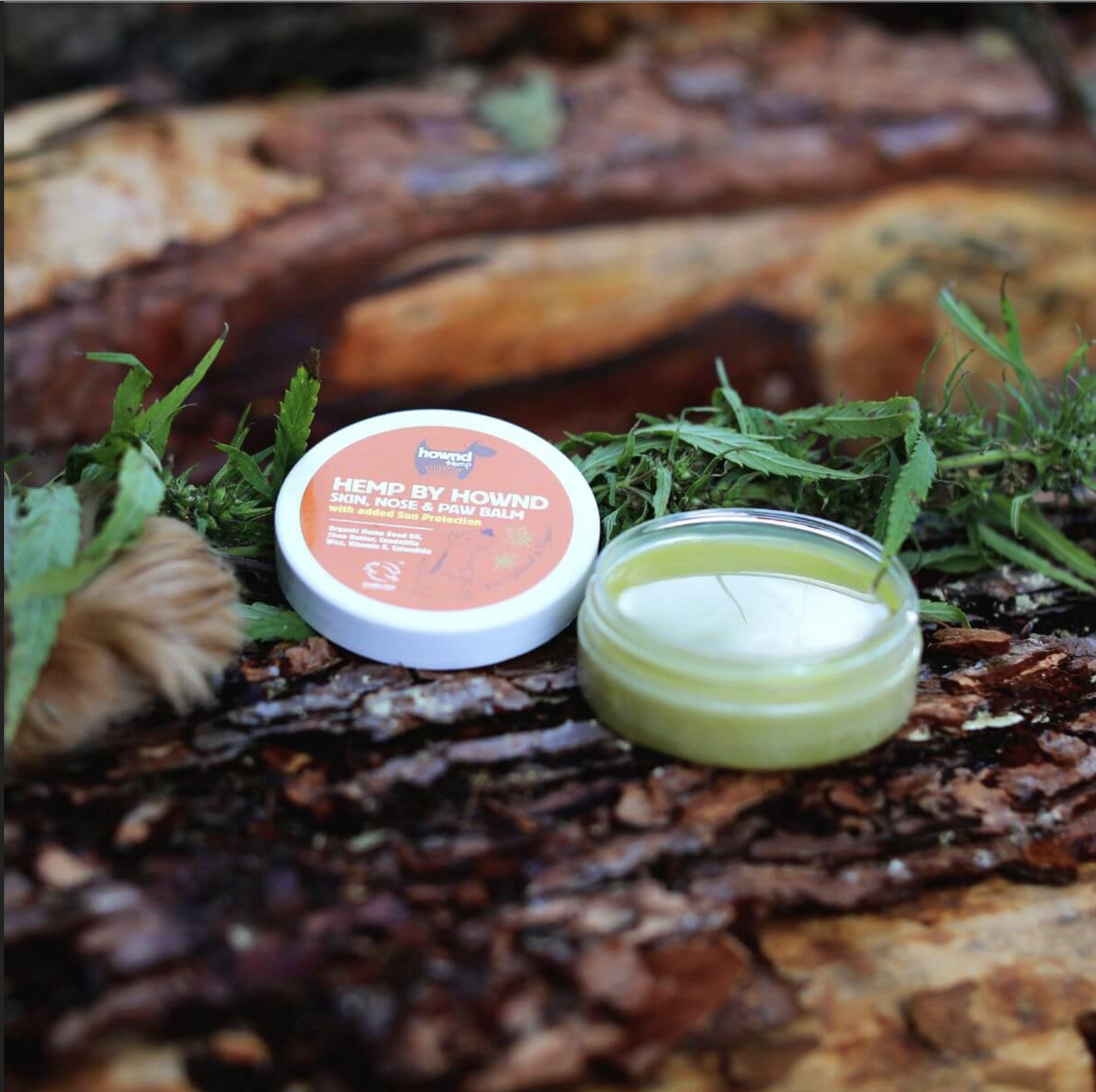 Hownd Bálsamo con aceite de cáñamo para trufa y patas con protección solar - Imagen 2